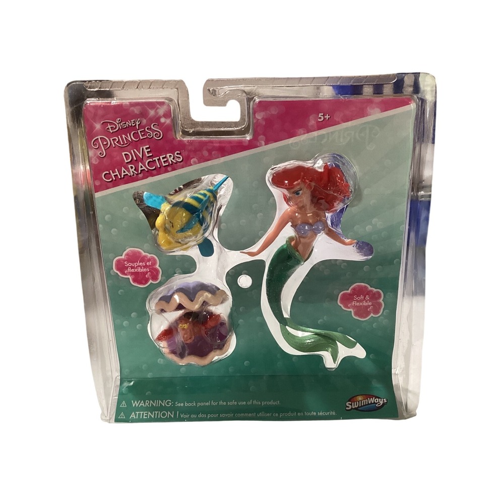 Disney Princess Ariel DiveCharacters SwimWays Pool Toys Ariel Flounder Sebastian